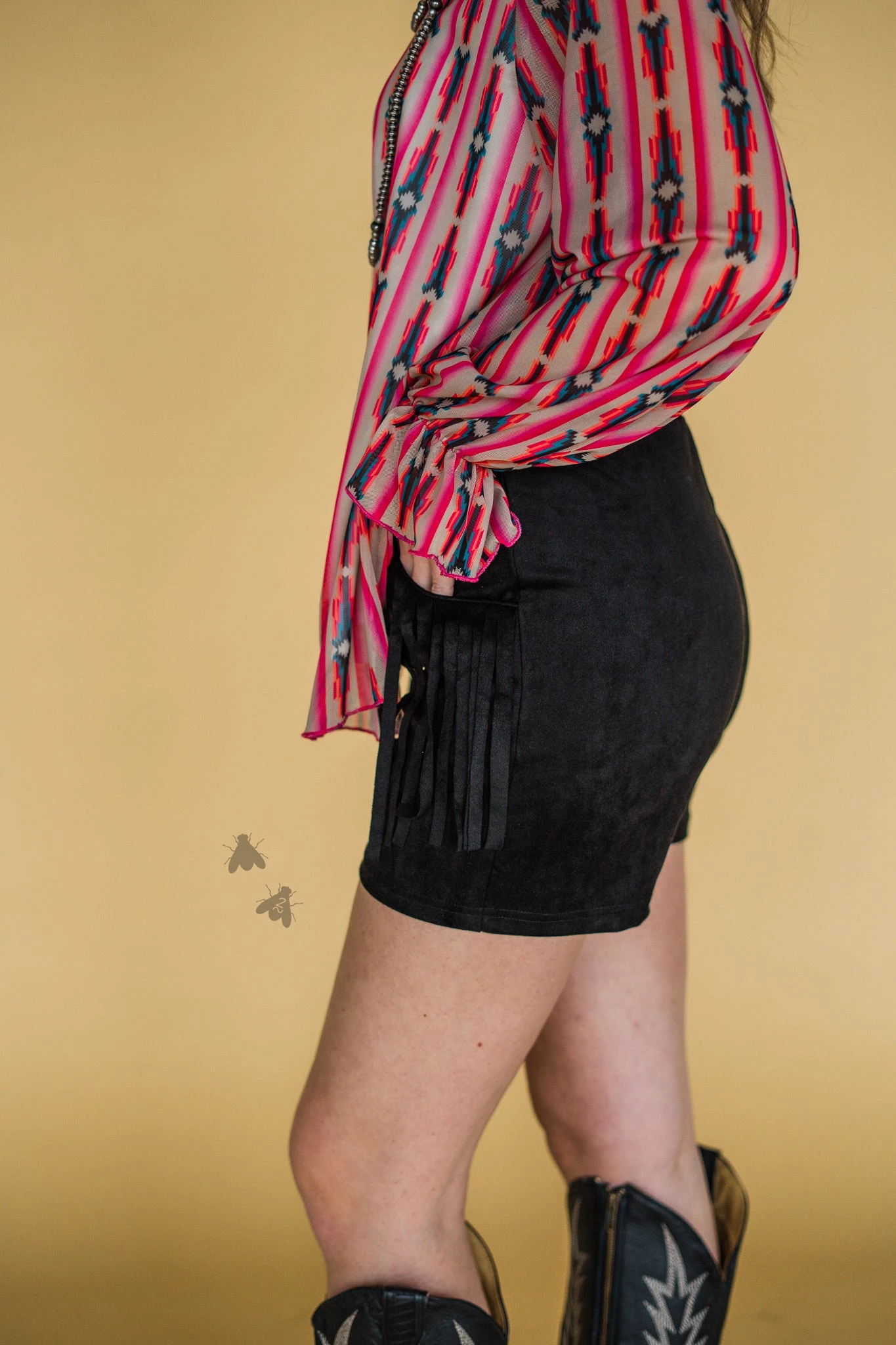 San Angelo Suede Shorts 4 San Angelo Suede Shorts - Image 2