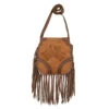 Tooled Rose Fringed Crossbody Bag 1 Tooled Rose Fringed Crossbody Bag -Fashion Clothing 7215122