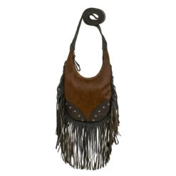 Fringed Cowgirl Hobo Crossbody Bag