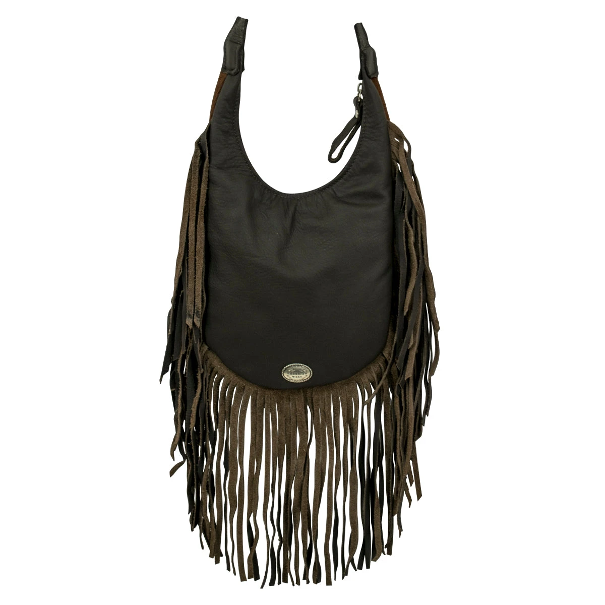Fringed Cowgirl Hobo Crossbody Bag 3 4 Fringed Cowgirl Hobo Crossbody Bag 3 - Image 2