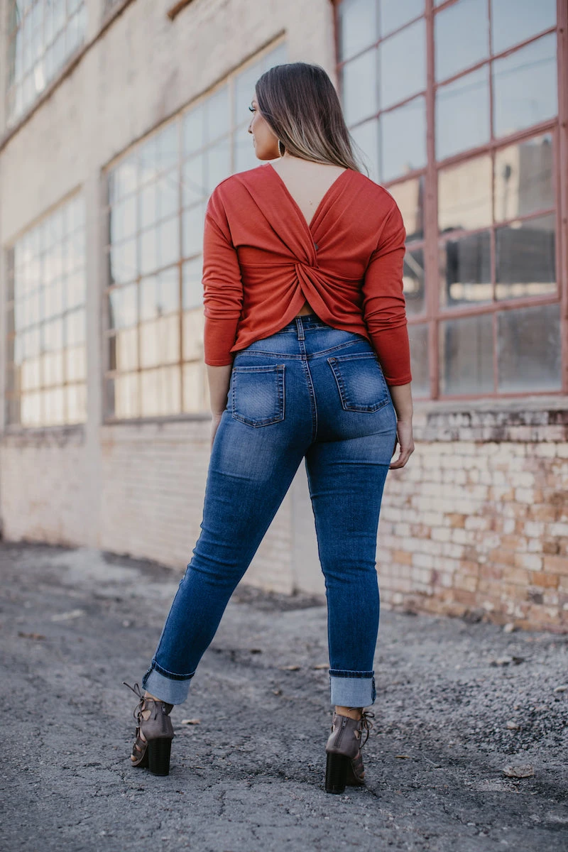 Abela Story High Rise Distressed Boyfriend Jeans 5 Abela Story High Rise Distressed Boyfriend Jeans - Image 4