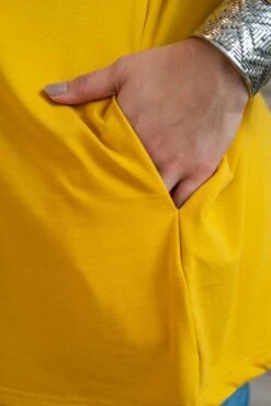 Basic Babe Mustard 3/4 Sleeve Tunic 11 Basic Babe Mustard 3/4 Sleeve Tunic -Fashion Clothing BASIC 02 MUSTARD X 1