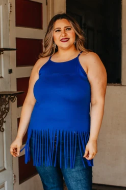 Western Ways Fringe Tank 17 Western Ways Fringe Tank -Fashion Clothing DTO124NAV X 2