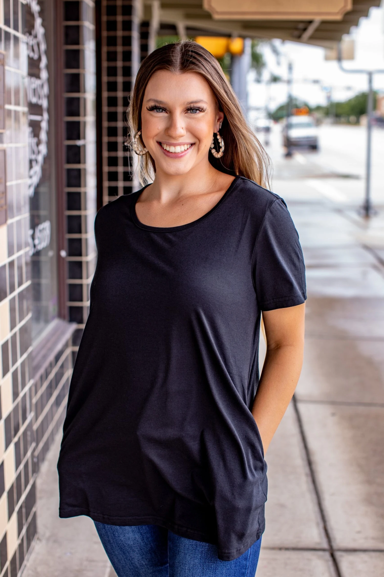 Essential Black Short Sleeve Top 3 Essential Black Short Sleeve Top