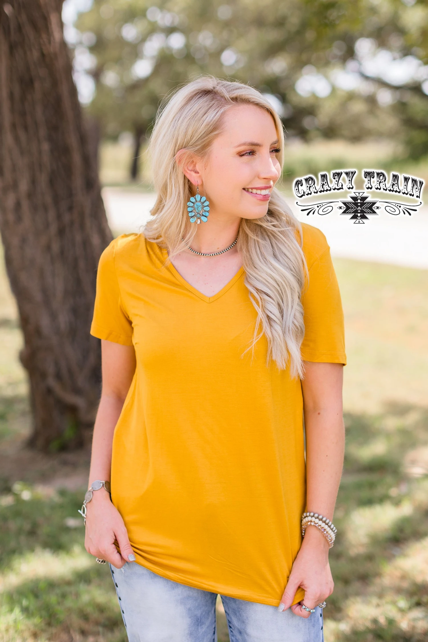 Forever Fave Basic Mustard Top 3 Forever Fave Basic Mustard Top