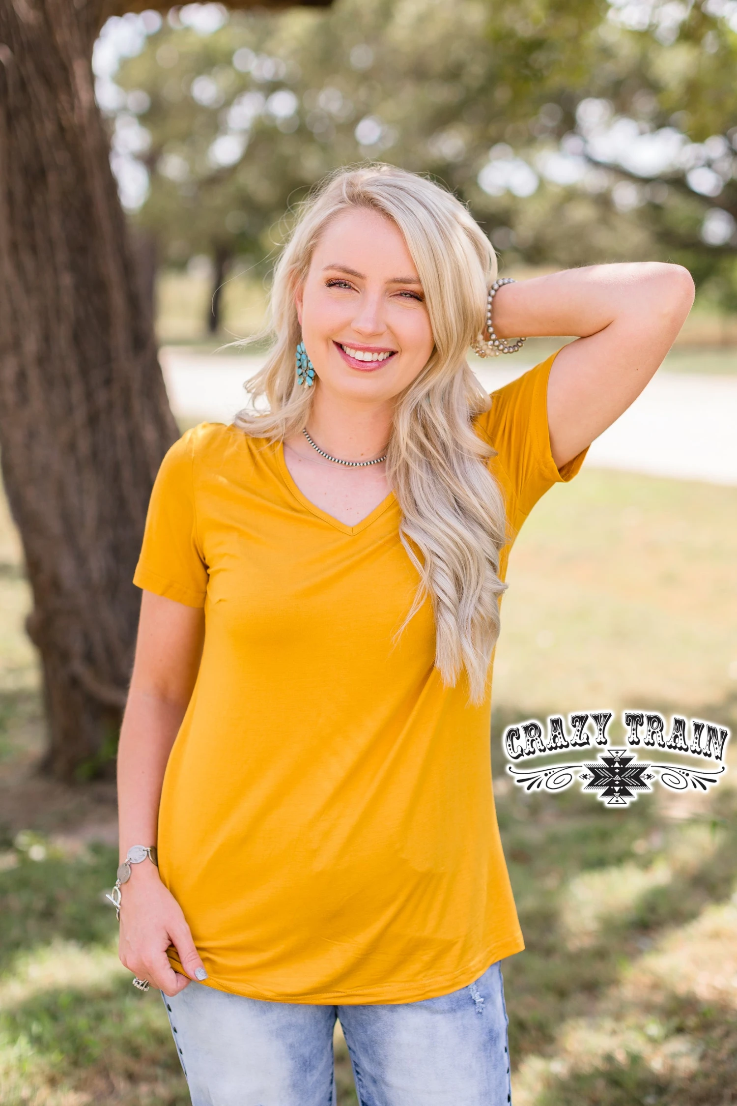 Forever Fave Basic Mustard Top 4 Forever Fave Basic Mustard Top - Image 2