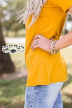 Forever Fave Basic Mustard Top 8 Forever Fave Basic Mustard Top -Fashion Clothing ForeverFaveMustard3