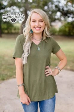 Forever Fave Basic Oilive Top