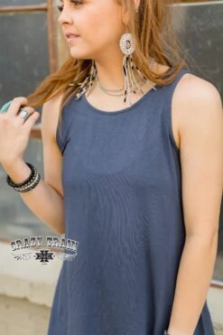 Go With The Flow Navy Tank 9 Go With The Flow Navy Tank -Fashion Clothing GoWithTheFlowNavy3