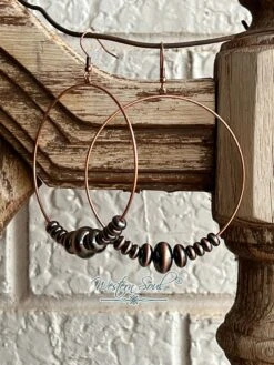 Rio Grande Bead Hoop Earrings