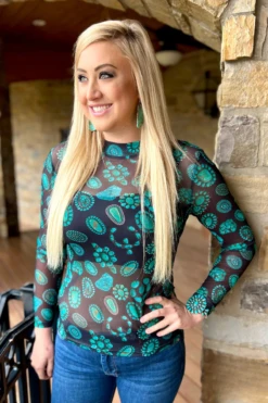 Forever In Turquoise Top