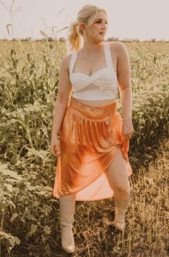 Peach Glow Skirt