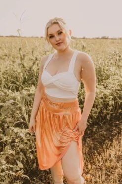 Peach Glow Skirt 7 Peach Glow Skirt -Fashion Clothing IMG 2967