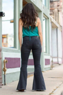 Black Bell Bottoms Jeans -Fashion Clothing IMG 8155 1 80 y9jd pv 1