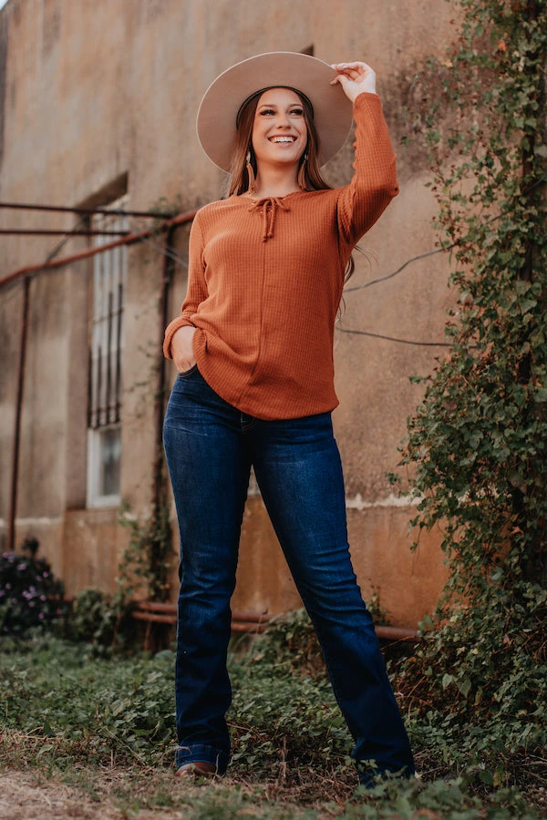 Dark Wash Bootcut Jeans