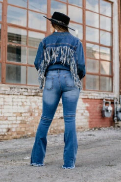 Emersyn Mid Wash Flare Jeans -Fashion Clothing L18021 MW 6