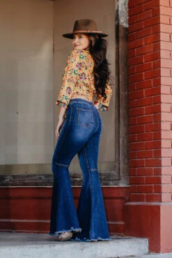 Sanded Extreme Flare Jeans -Fashion Clothing L18074 DW 5 f6c10ece af5e 4bb4 90ab b6f06dc597d4