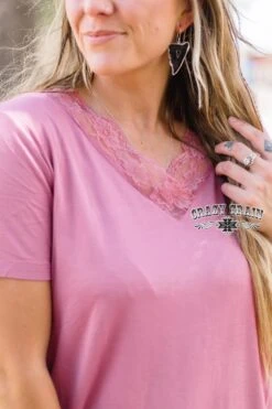 My Fave V Neck Mauve -Fashion Clothing MyFaveVneckMauve3