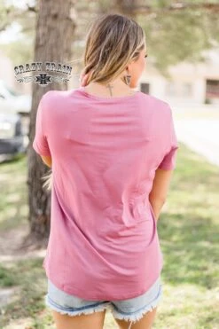 My Fave V Neck Mauve -Fashion Clothing MyFaveVneckMauve4