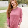 Pinedale Basic Long-sleeved Top 1 Pinedale Basic Long-sleeved Top -Fashion Clothing PinedaleBasicMauve1 1