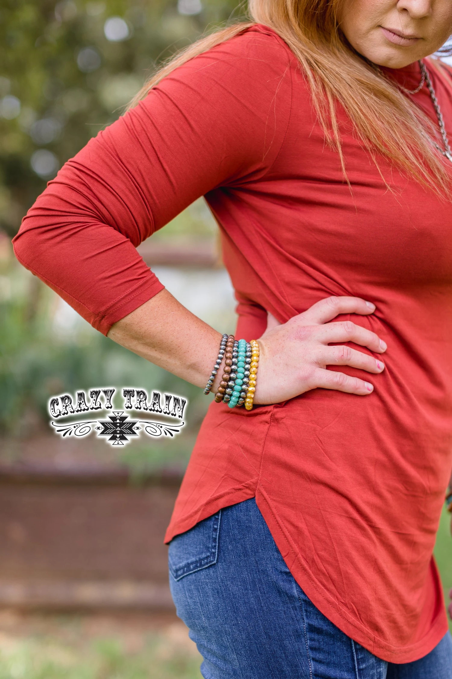 Pinedale Rust Long Sleeved Top 5 Pinedale Rust Long Sleeved Top - Image 3