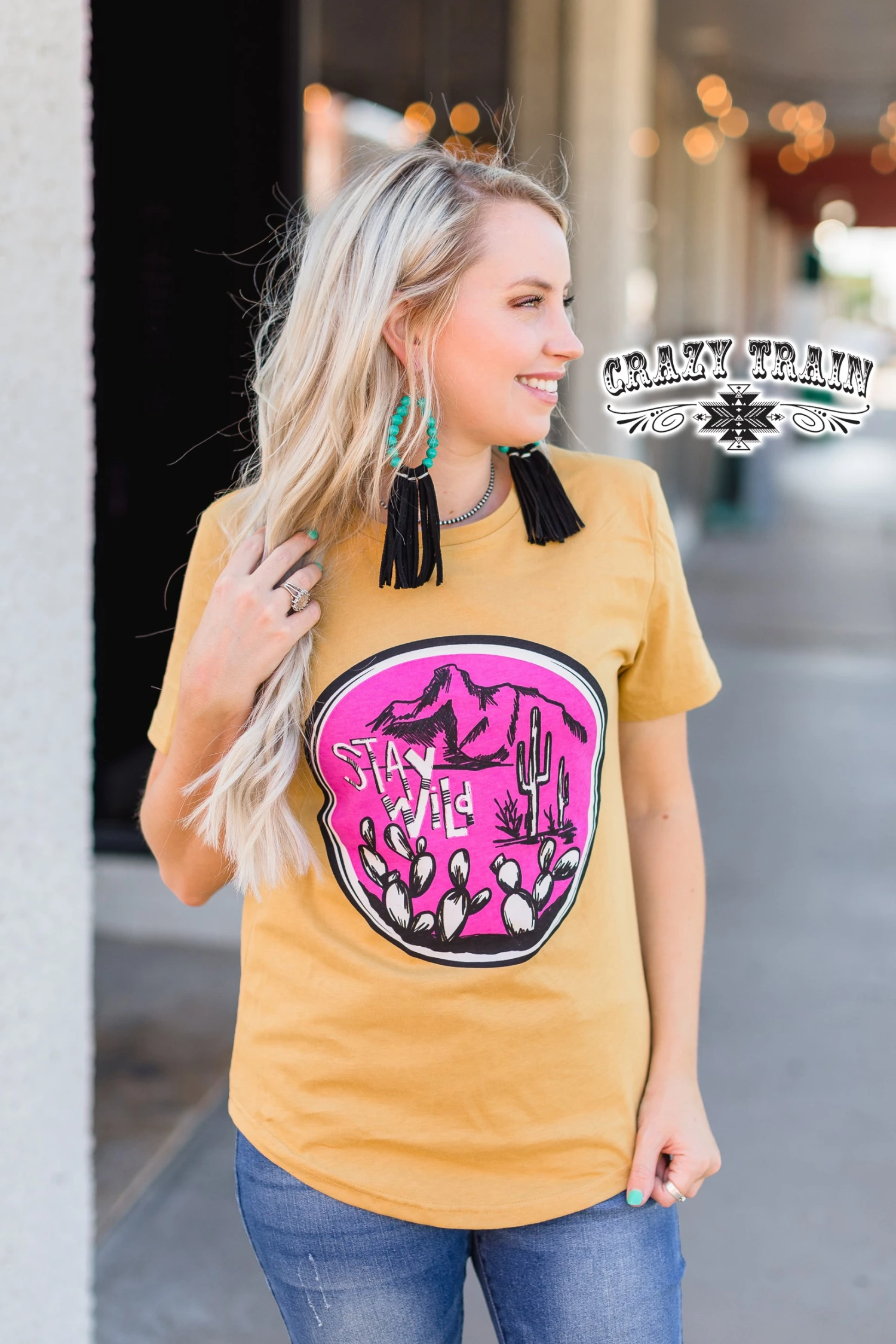 Crazy Train Stay Wild Tee 4 Crazy Train Stay Wild Tee - Image 2