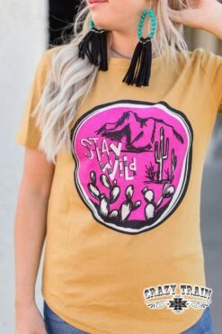 Crazy Train Stay Wild Tee 11 Crazy Train Stay Wild Tee -Fashion Clothing StayWildTee3