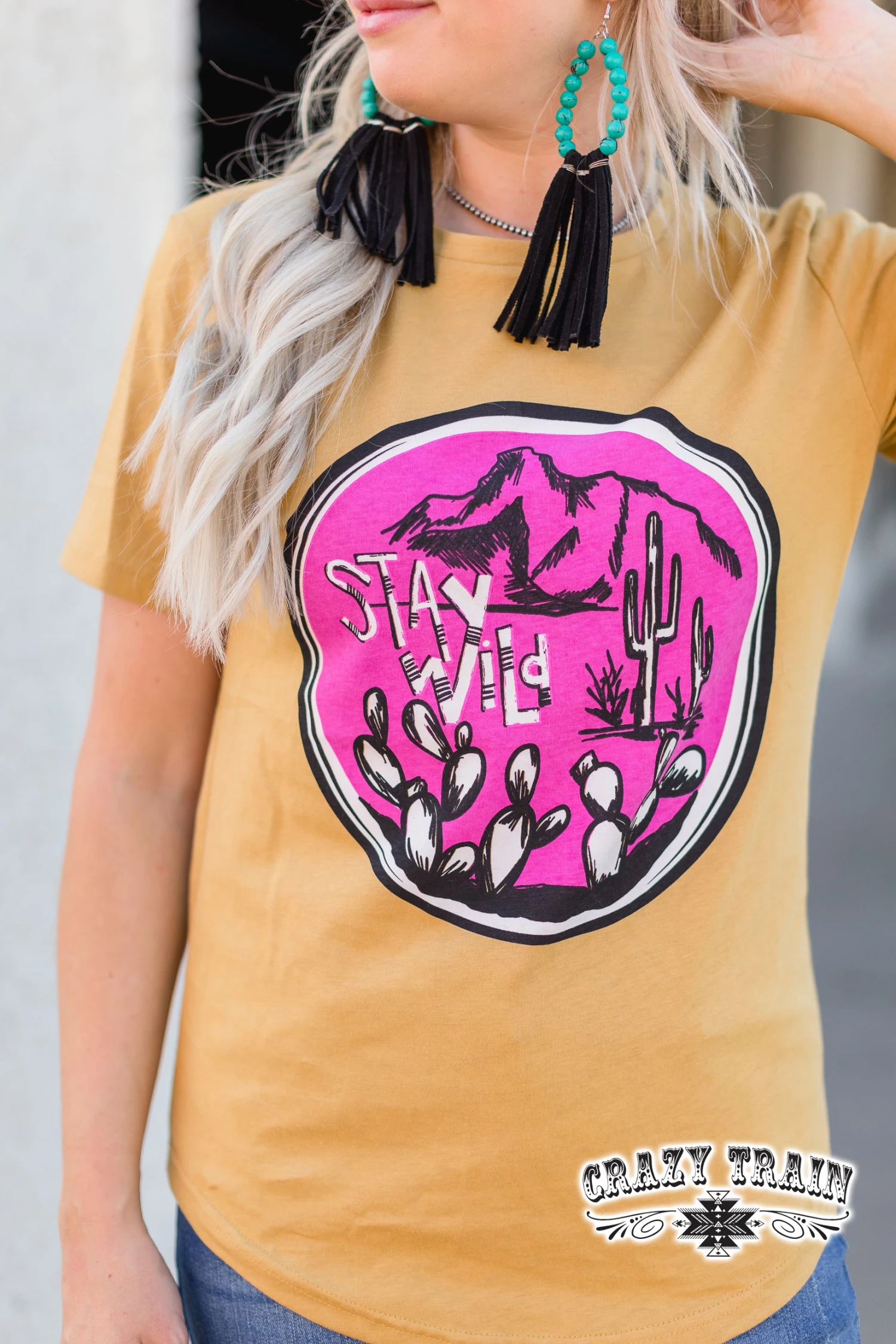 Crazy Train Stay Wild Tee 6 Crazy Train Stay Wild Tee - Image 4