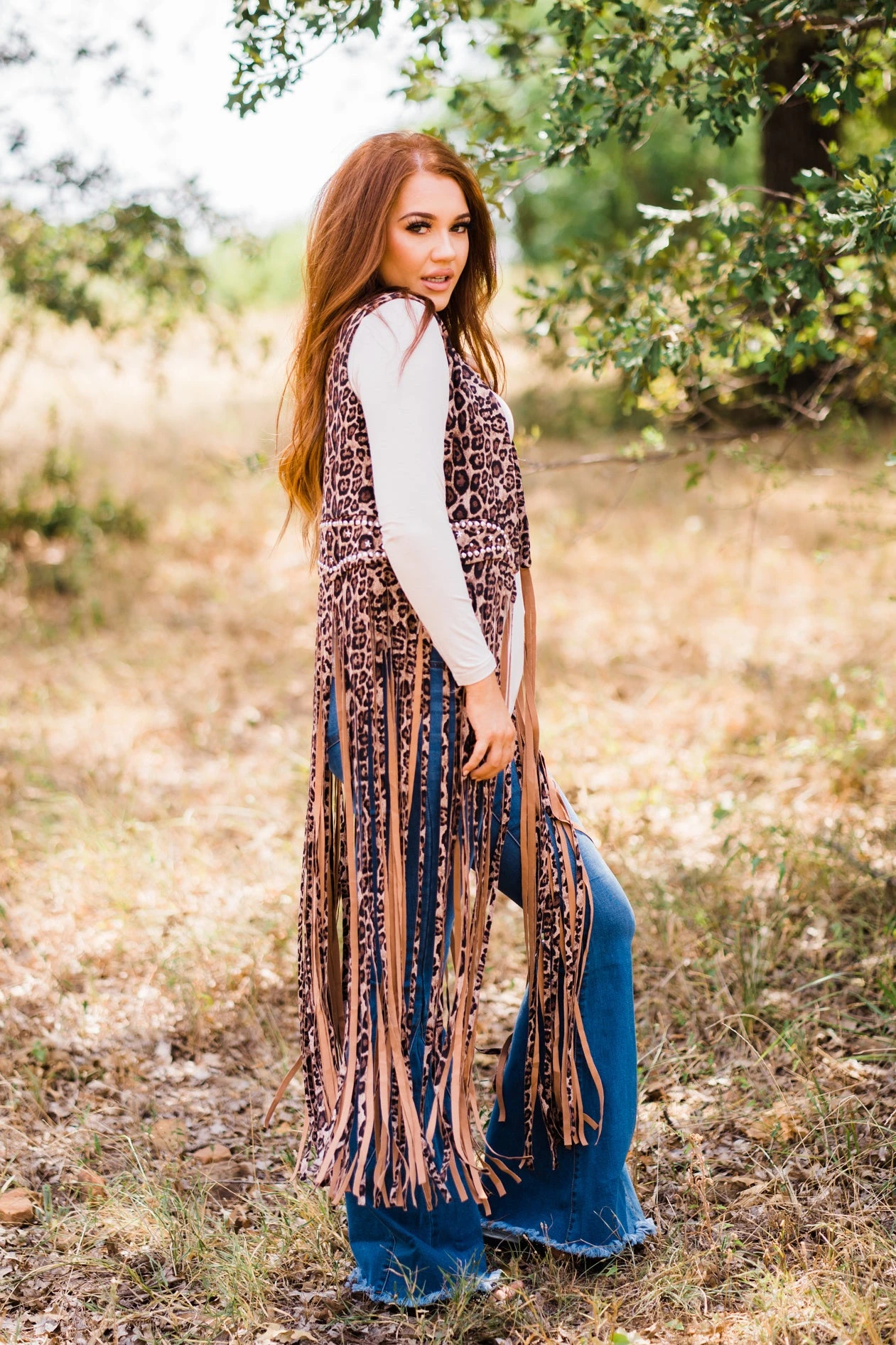 Leopard Fringe Duster 4 Leopard Fringe Duster - Image 2