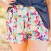 Floral Frenzy Shorts 1 Floral Frenzy Shorts -Fashion Clothing WesternSoul291