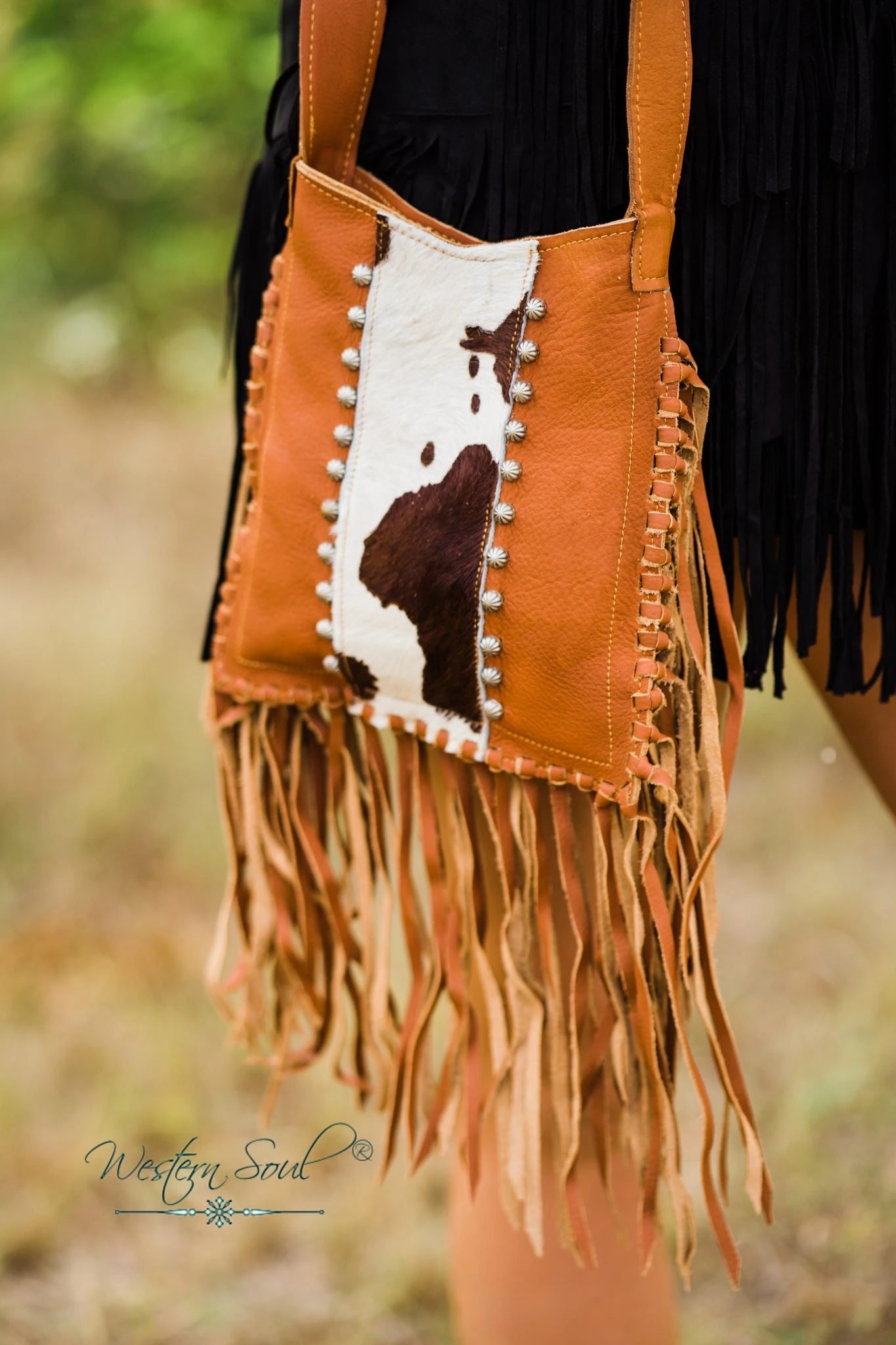 Fringed Cowgirl Messenger Crossbody 3 Fringed Cowgirl Messenger Crossbody