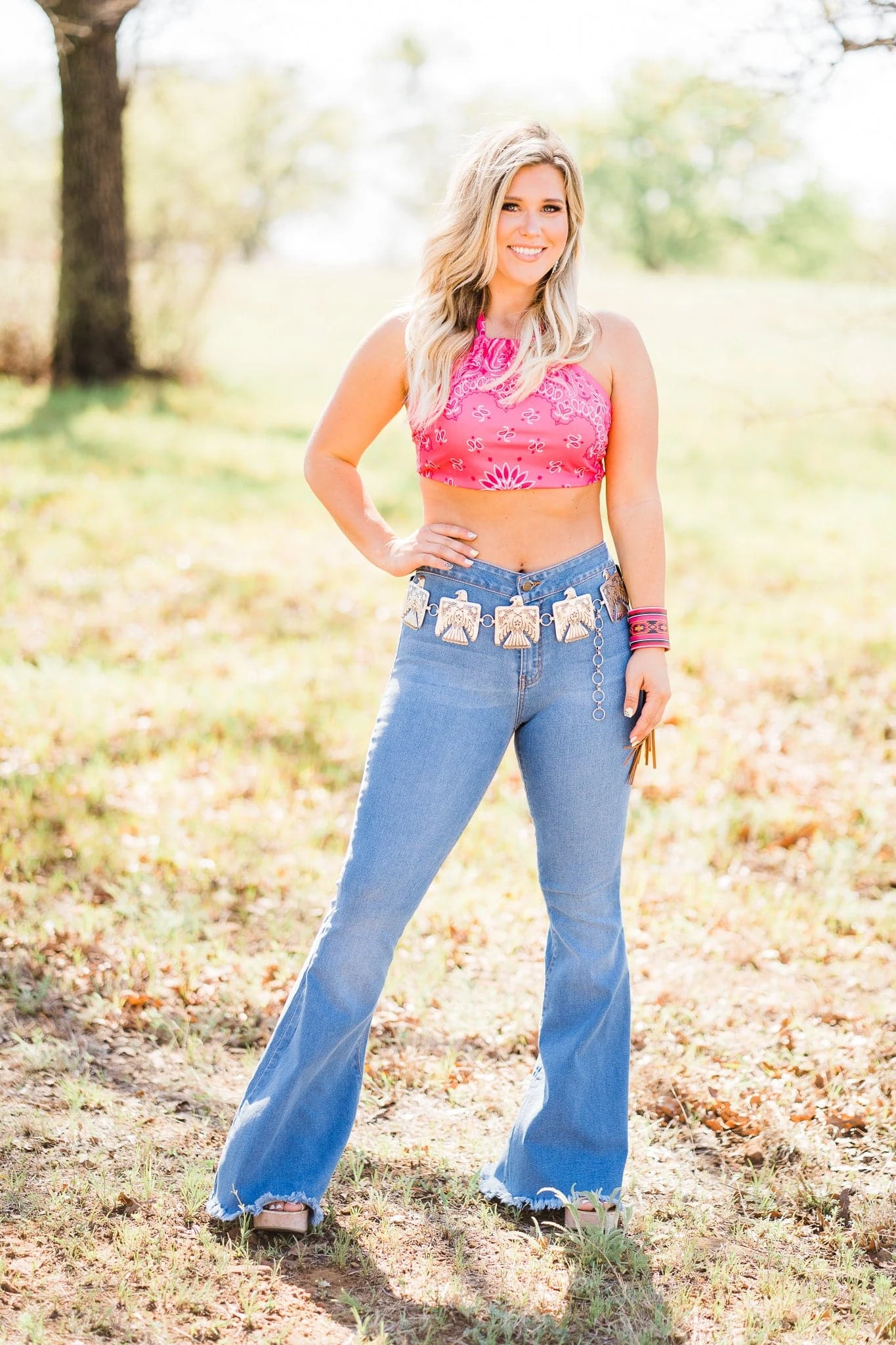 Light Wash Extreme Flare Bell Bottom Jeans 4 Light Wash Extreme Flare Bell Bottom Jeans - Image 2