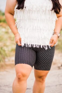 Silver Stars Bike Shorts By Crazy Train