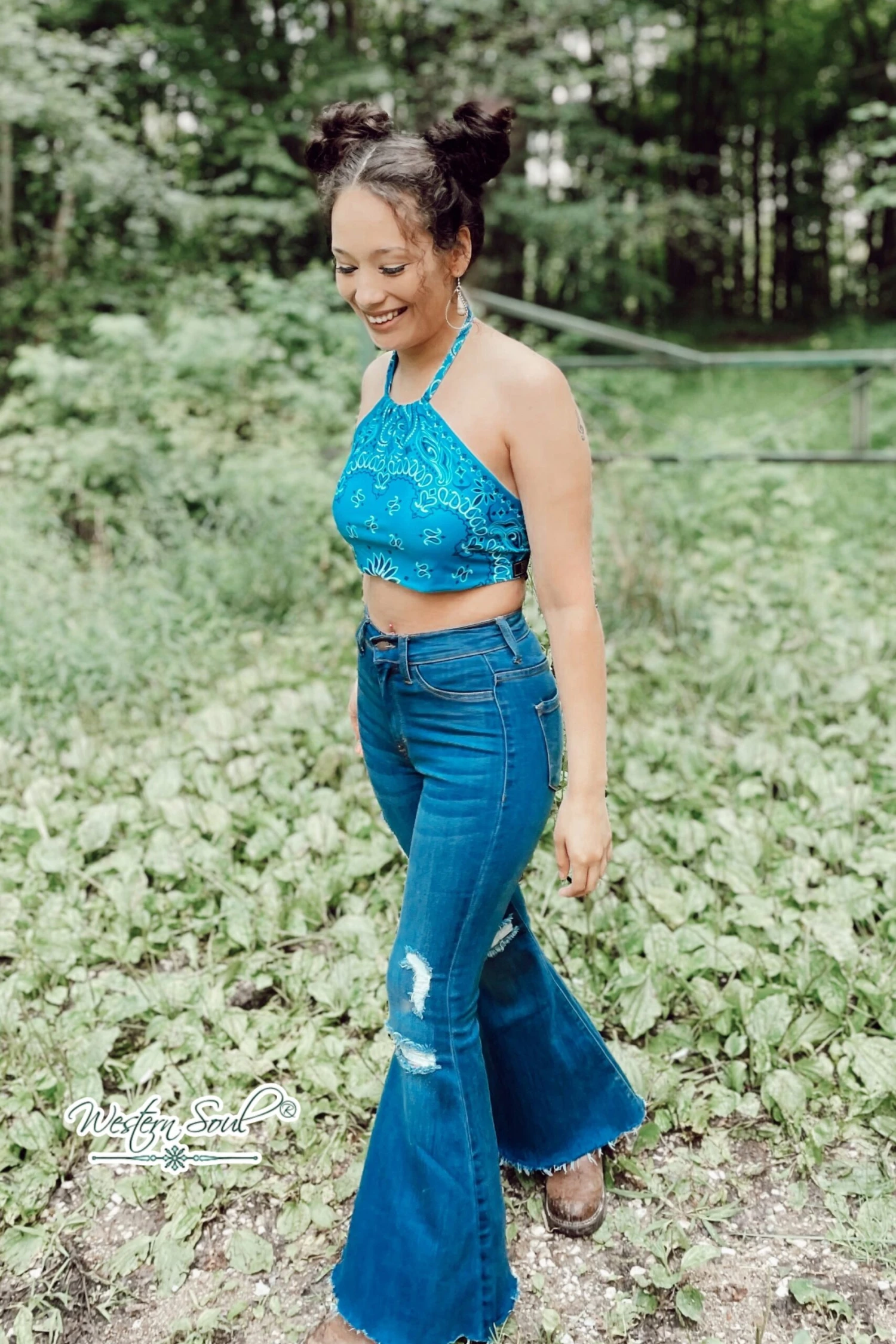 Carson Distressed Flares 5 Carson Distressed Flares - Image 3