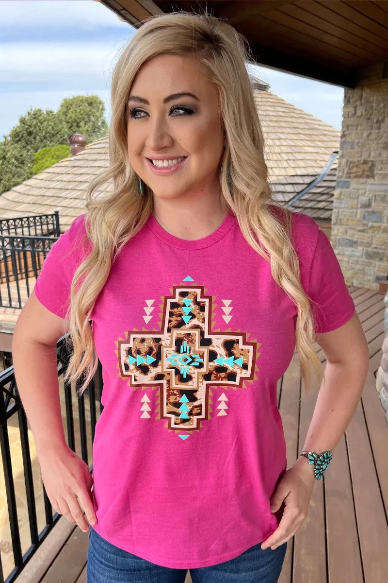 Kitty Kross Tee Pink 3 Kitty Kross Tee Pink