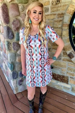 Sunday Morning T-Shirt Dress