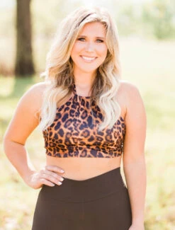 Wild West Leopard Crop Top